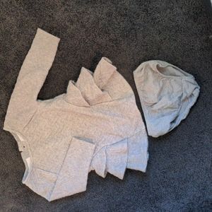 Cat & Jack silver dress, 12M